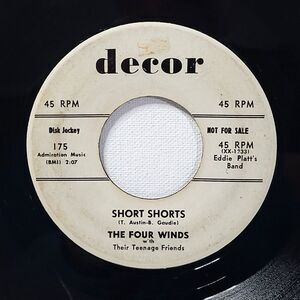 Four Winds Promo 45 Short Shorts / Five Minutes More on Decor VG- Rock